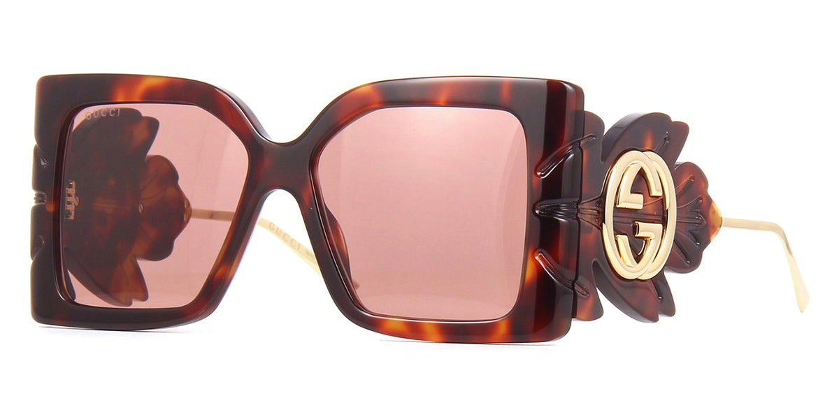 Gucci GG0890S Square Horsebit Sunglasses in Black | Lyst